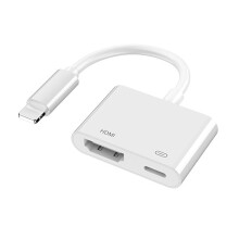 For Apple Lightning To HDMI Converter Mobile Phone To TV With Screen HD Converter Charging Port