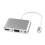 Μετατροπέας Lightning σε HDMI+VGA+ήχο τρία σε ένα για Iphone 1