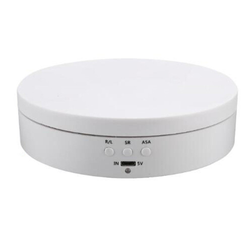 Electric Rotating Table Turntable Round Display Table Three Speed Adjustable Angle Intelligent Charging