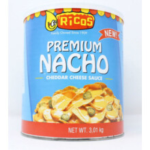 Rico's Gourmet Nacho Cheese Sauce, 3kg - Heat & Pour Dip for Parties & Professional Kitchens