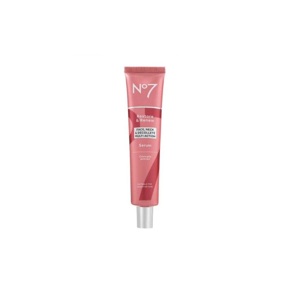 No7 Restore & Renew Face & Neck Multi Action Serum 75ml