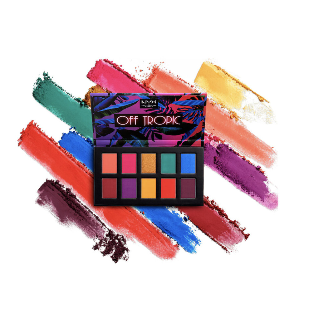 NYX Professional Make Up NYX Off Tropic Eyeshadow Palette 10 Shades Hasta La Vista 01 #OTSP01