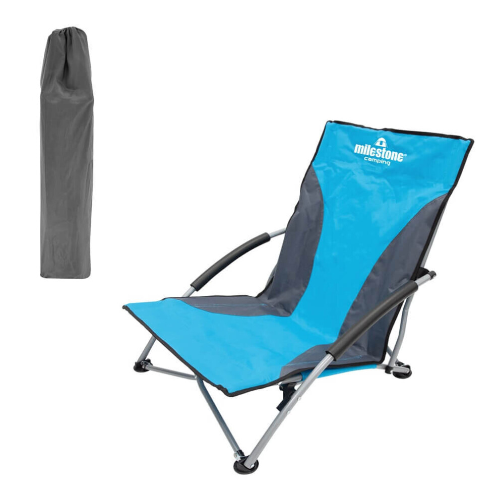 Milestone Camping 12089 Low Slung Folding Chair / Carry Bag Included