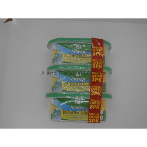 151 Interior Dehumidifier 3 Pack- Disposable - Use in Boats, Caravans 1