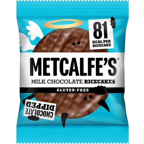 Metcalfe's Milk Chocolate Rice Cakes - 12x34g