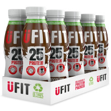 Ufit Chocolate Flavour High Protein Milkshake - 10x330ml