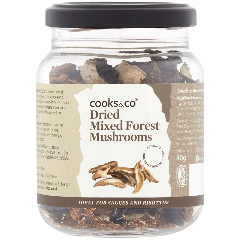 Cooks & Co Dried Mixed Forest Mushrooms - 1X500g