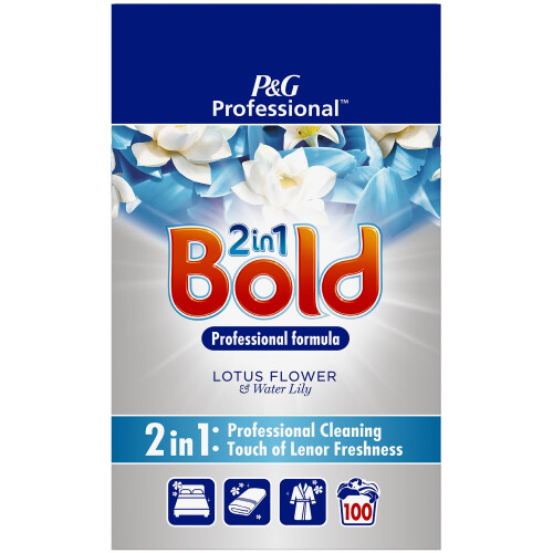 Bold Bold Professional Lessive Fleur de Lotus 100 lavages - 1x6.5kg
