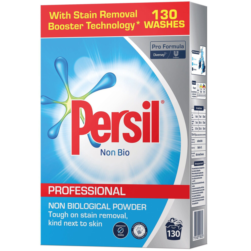 Persil Professional Non Bio Washing Powder 130 Wash - 1x8.4kg