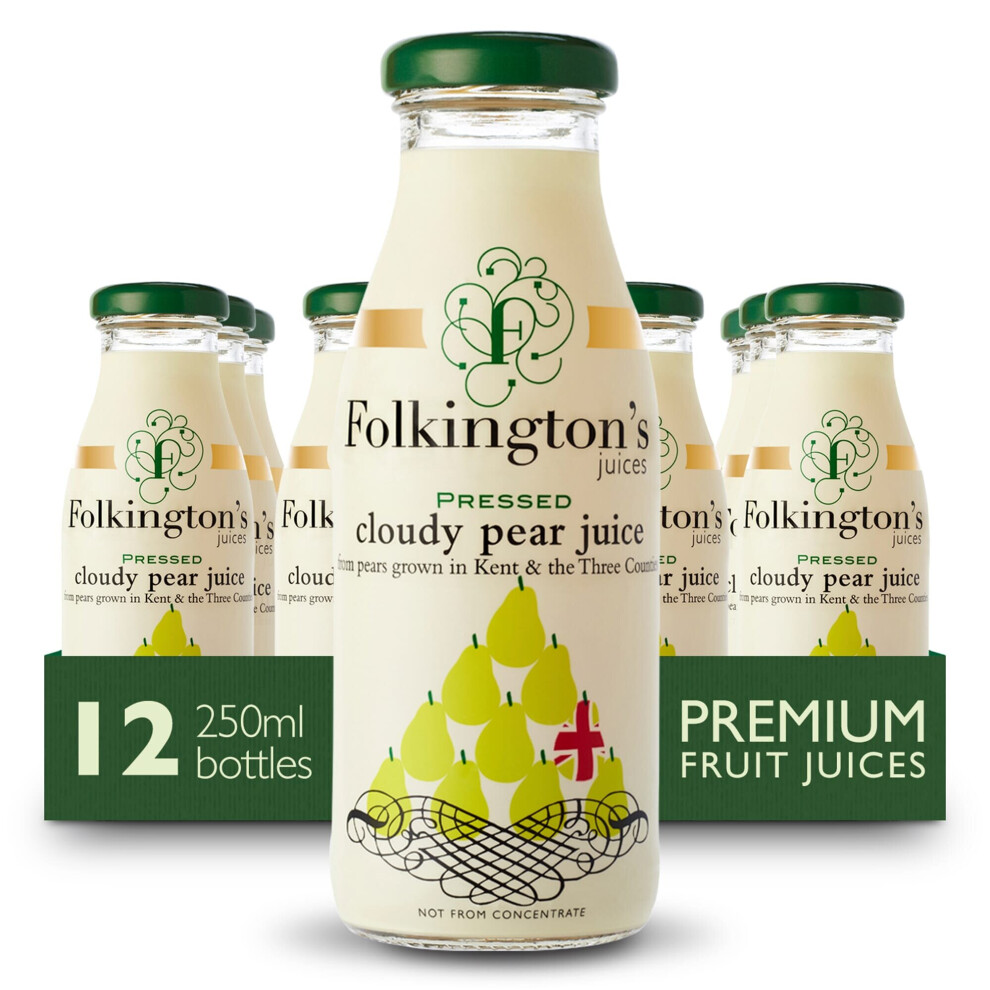 Folkingtons Cloudy Pear Juice - 12x250ml