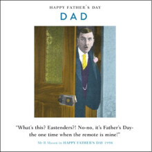 Funny Drama Queen Remote Control Father's Day Greeting Card Humour Cards