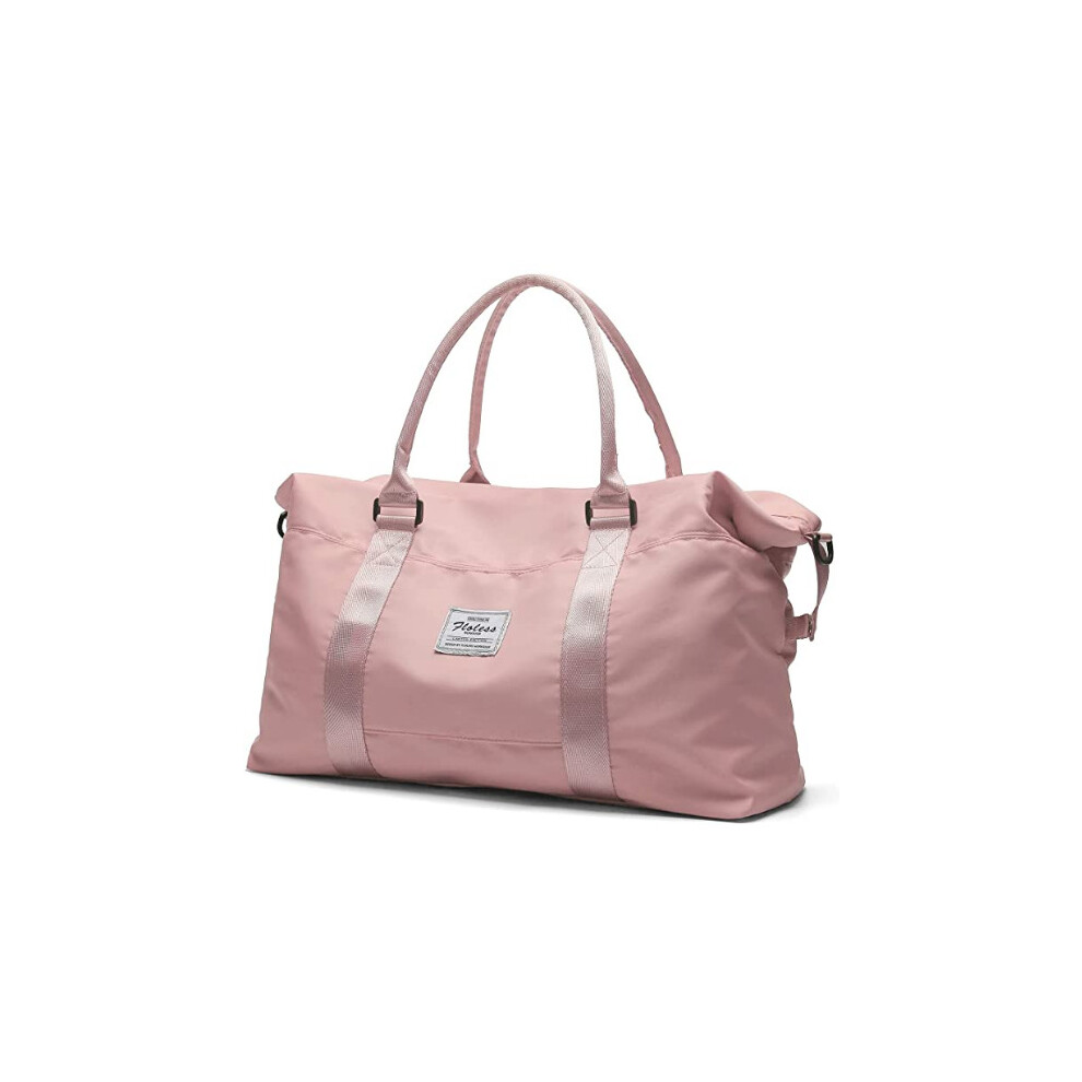 Hyc00 Travel Duffel Bag,Sports Tote Gym Bag,Shoulder Weekender Overnight Bag For Women With Wet Pocket And Trolley Sleeve