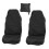 2X Car Front Seat Covers Universal Car Van Waterproof Protectors 5