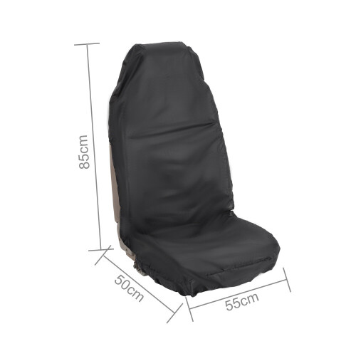 2X Car Front Seat Covers Universal Car Van Waterproof Protectors 1
