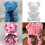 White Modeling Polystyrene Styrofoam Foam Bear Dog Modelling DIY Gift 4