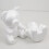 White Modeling Polystyrene Styrofoam Foam Bear Dog Modelling DIY Gift 12
