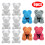 White Modeling Polystyrene Styrofoam Foam Bear Dog Modelling DIY Gift 1