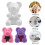 White Modeling Polystyrene Styrofoam Foam Bear Dog Modelling DIY Gift 9