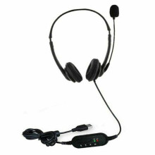 (China) Wired Headphone Usb Headset Hd Lossless Sound Adjustable Earphone