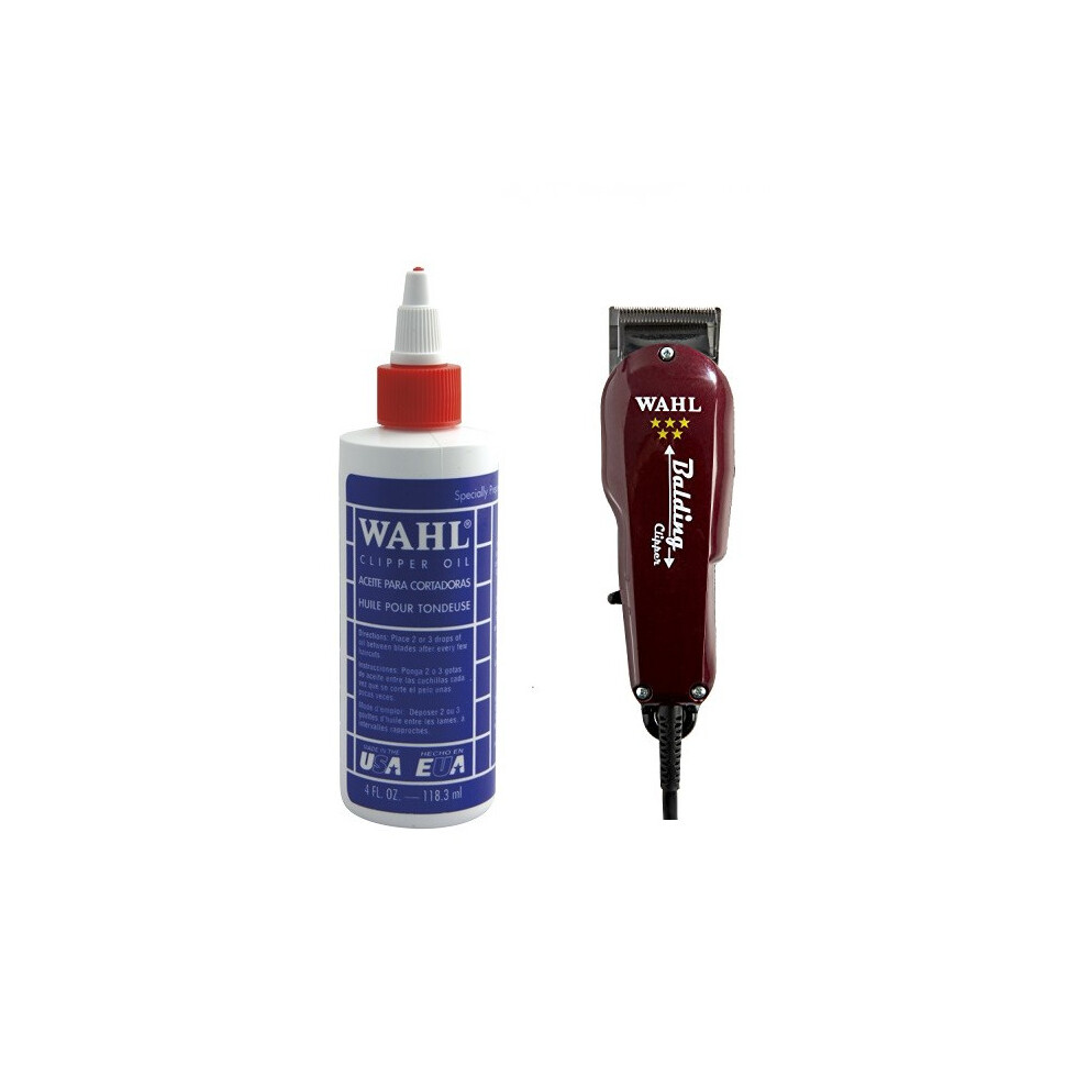 Wahl Clipper Oil 4oz and Wahl Balding Clipper