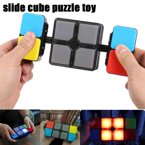 LED Music Magic Cube Puzzle Flip Slide Multiplayer Electronic Game Toys 1