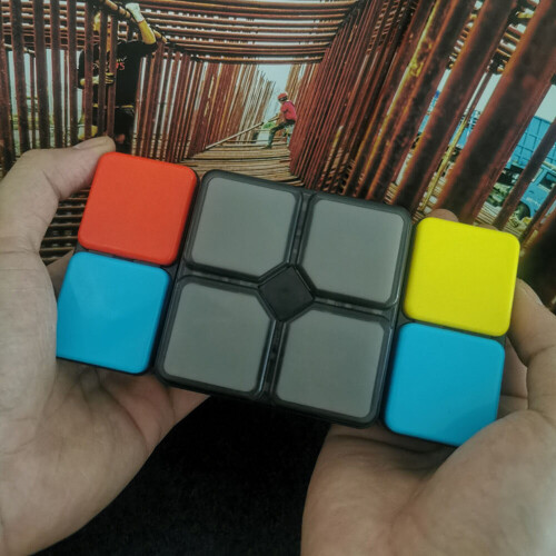 LED Music Magic Cube Puzzle Flip Slide Multiplayer Electronic Game Toys 2