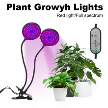 2 Heads LED Grow Light Plant Growing Lamp Lights for Indoor Plants Hydroponics