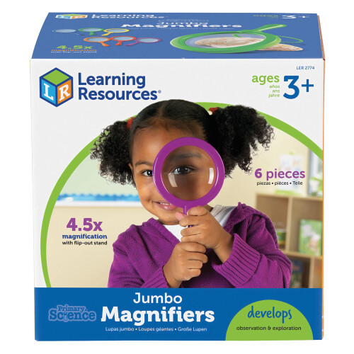 Learning Resources Learning Resources Jumbo Magnifiers - Set Of 6