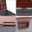 Living And Home Waterproof Large Plastic Garden Storage Box with Wheels 290L 8