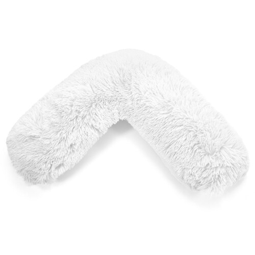 (Cream, V Case Only) Teddy Cuddles V Shape Pillow Case For Support