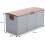 Living And Home Waterproof Large Plastic Garden Storage Box with Wheels 290L 6