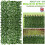 Dripex 1m X 3m Artificial Leaf Hedge Privacy Screening Garden Fence Panel Roll 3