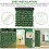 Dripex 1m X 3m Artificial Leaf Hedge Privacy Screening Garden Fence Panel Roll 5