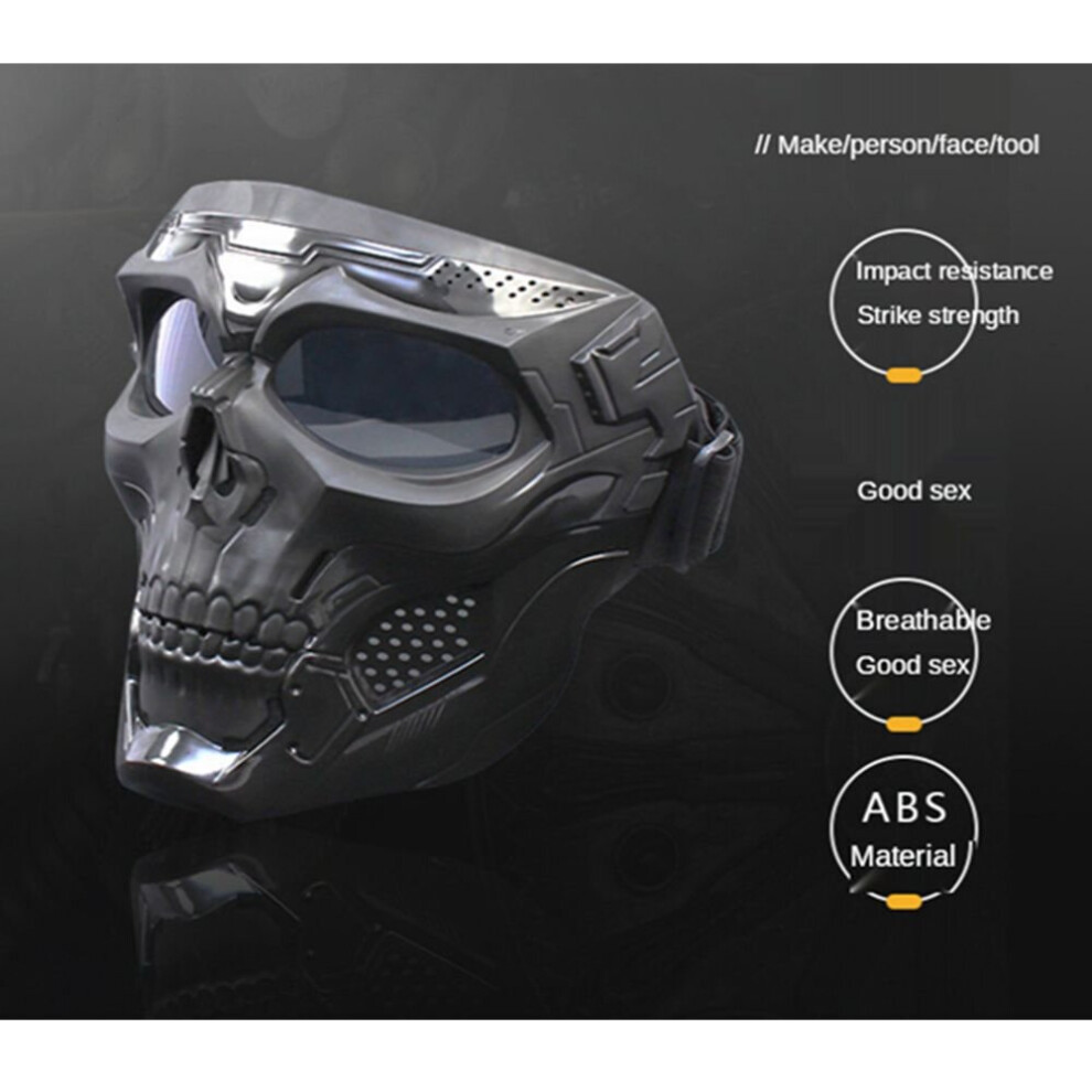 Skull Mask Special Forces Tactical Full Face Protection Ghost Mask Army Fan  Field Outdoor Riding Windproof Goggles on OnBuy