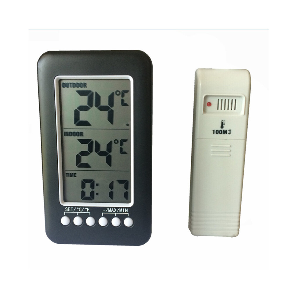 Photos - Card Reader / USB Hub Indoor And Outdoor Thermometers Wireless Thermometers, Home Refrigerator Ice Storage Maximum And Minimum Memory
