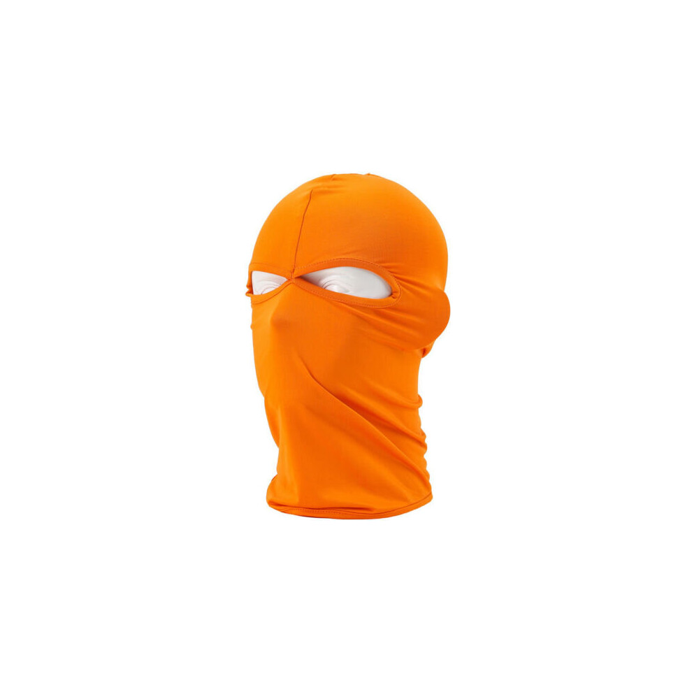 (Orange) Full Face Mask Balaclava Motorcycle Bike Cycling Ski Helmet Neck Plain Headwear Orange 699346170715