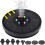 (Square Solar Fountain) Solar Panel Powered Water Feature Garden Pool Pond With LED Light 8