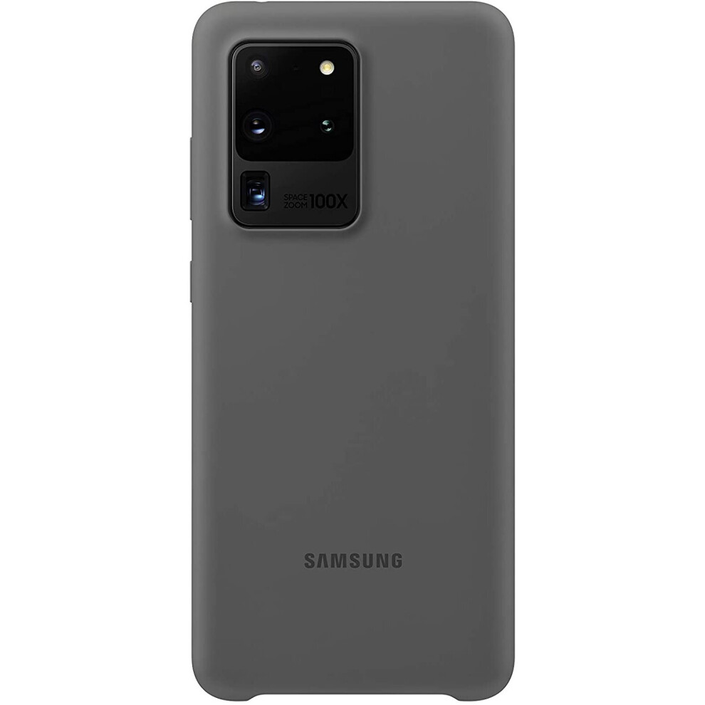 Samsung Silicone Case Cover For Galaxy S20 Ultra | S20 Ultra 5G - Grey 8806090302565