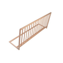 (Natural, 140cm L x 60cm H) Safetots Wooden Bed Rail