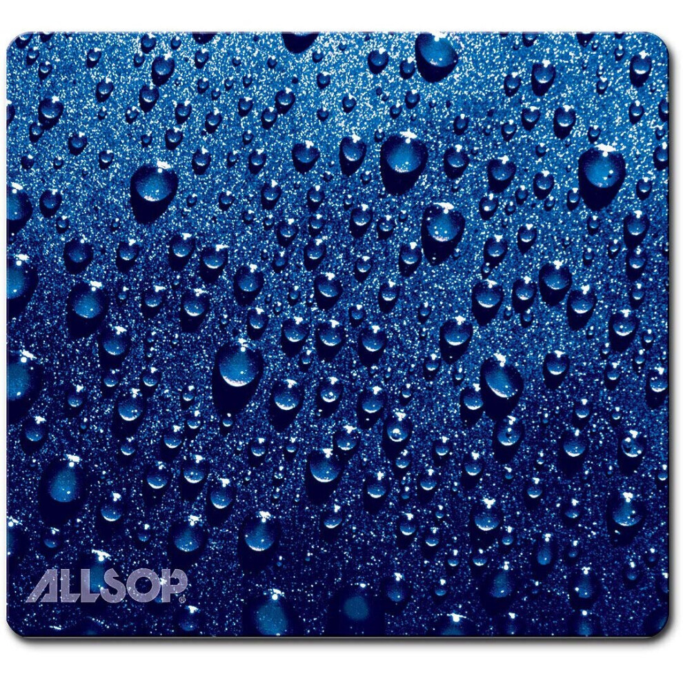 Allsop Mouse Pad, Raindrop - (30182) Blue 012301870664