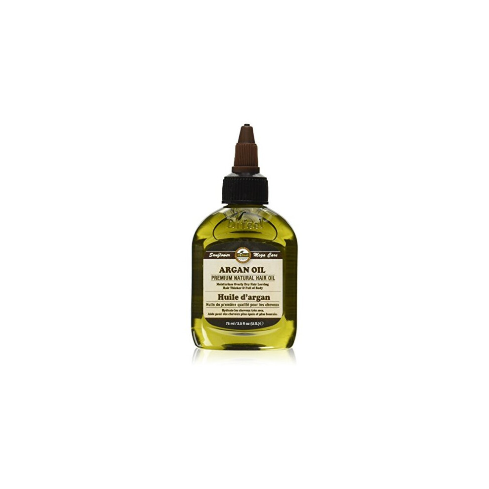 Difeel Sunflower Mega Care Argan Oil, 2.5 Ounce