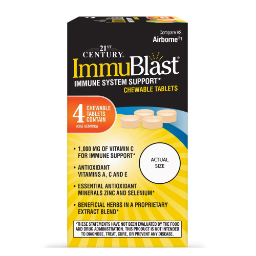 21st Century Immublast Chewable Tablets, Citrus 32 Count 1
