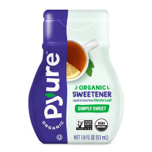 Pyure, Édulcorant Biologique, Extrait Liquide de Feuille de Stevia, 1,8 fl oz (53 ml)
