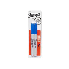 ????  ??   a??ad???? Sharpie, Fine Point, Blue, 2-pack (1765449)