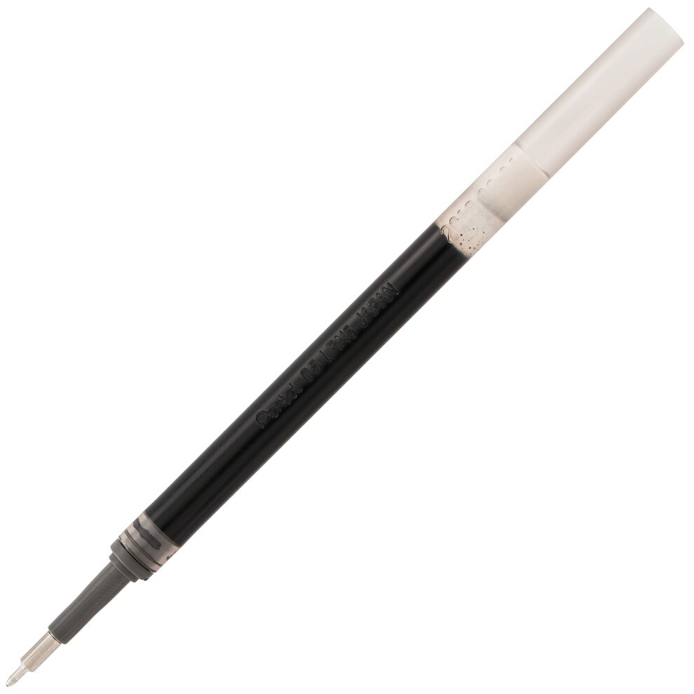 Pentel Refill Ink For Energel Liquid Gel Pen, 0.5Mm, Needle Tip, Black Ink, 1-Pack (Lrn5-A)