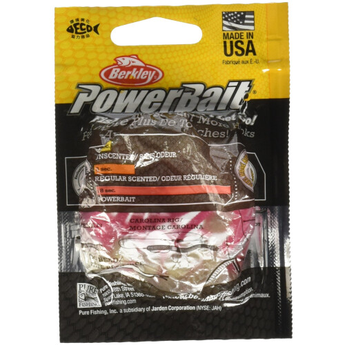 Berkley PowerBait Floating Mice Tails , White/Bubblegum, 3" (13 Count) 1