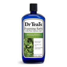 Dr Teal's Foaming Bath (Epsom Salt), Eucalyptus Spearmint, 34 Fluid Ounce