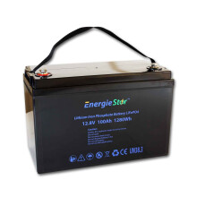 (100Ah, 12.8V, 1280Wh, No) LiFePo4 Battery 12.8V Lithium-Ion Iron Phosphate 12V Deep Cycle Heavy Duty Caravan Camping Golf