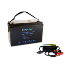 (100Ah, 12.8V, 1280Wh, Yes) LiFePo4 Battery 12.8V Lithium-Ion Iron Phosphate 12V Deep Cycle Heavy Duty Caravan Camping Golf