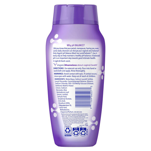 Vagisil, Ισορροπία pH, Ημερήσια Ομοιόμορφη Πλύση, 12 fl oz (354 ml) 1